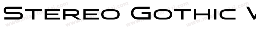 Stereo Gothic W01 75字体转换